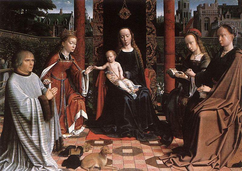 The Mystic Marriage of St Catherine, Gerard David